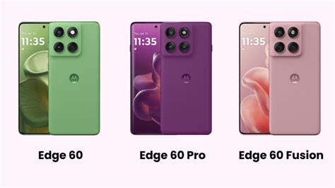 Motorola Edge 60 vs Edge 60 Pro vs Edge 60 Fusion – which one should ...