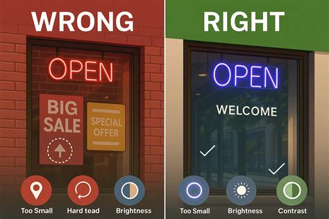 22 Common Neon Open Sign Mistakes and How to Fix Them