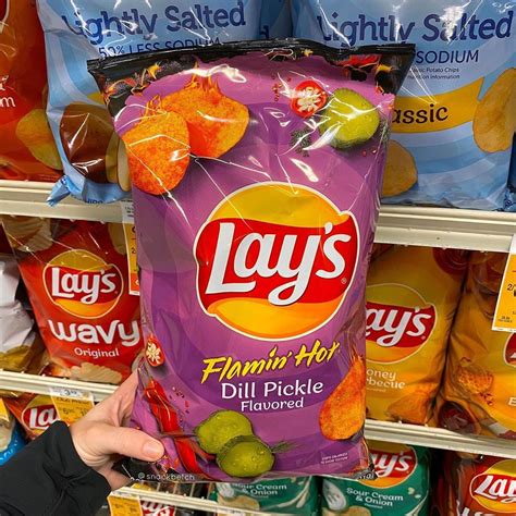 Flamin’ Hot Dill Pickle Flavored Lay’s Chips