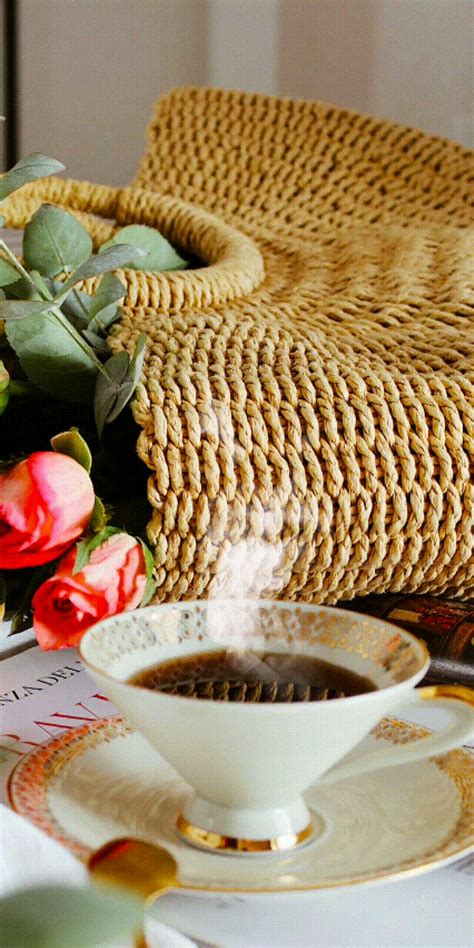 Aesthetic Coffee and Flowers