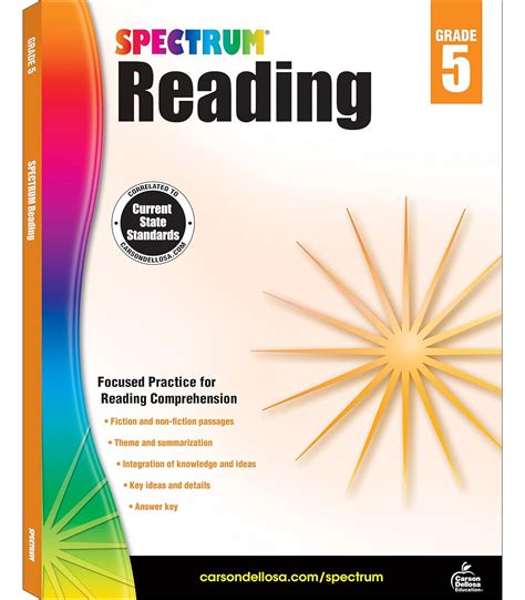 Spectrum Reading Workbook, Grade 5 : Spectrum: Amazon.in: Books