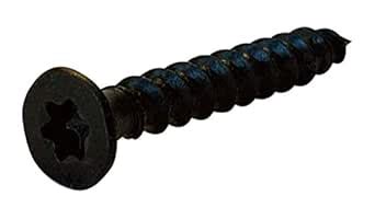 8X1 5/8 6 Lobe Bugle Head Coarse Thread Drywall Screw Black Phosphate ...