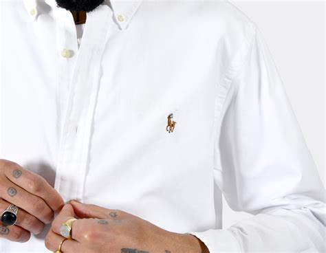 Polo Ralph Lauren Custom Fit Oxford Shirt White 710792041001