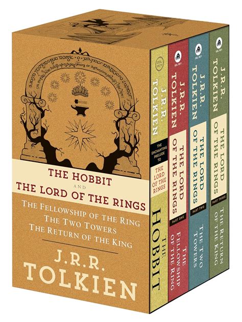 J.R.R. Tolkien 4-Book Boxed Set: The Hobbit and the Lord of the Rings ...