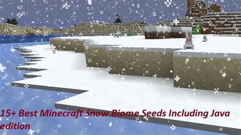 Más de 15 mejores semillas de Minecraft Snow Biome, incluida la edición ...