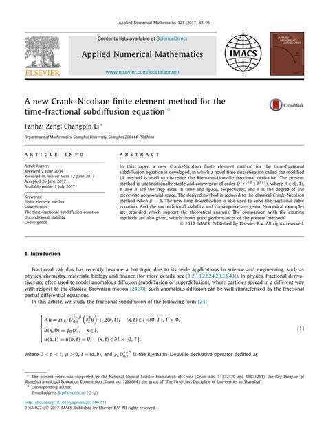+Examples of Crank Nikolson Metho Implicit Method Using Finite Difference Method 的图像结果