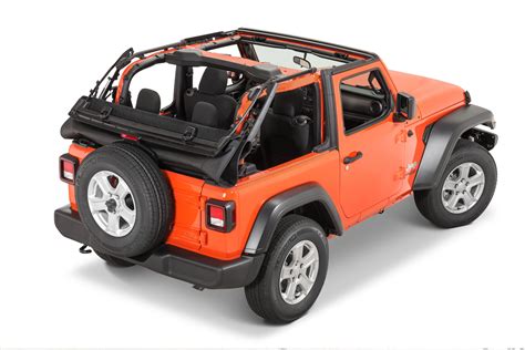 Mopar Black Twill Soft Top Kit for 18-24 Jeep Wrangler JL 2-Door | Quadratec