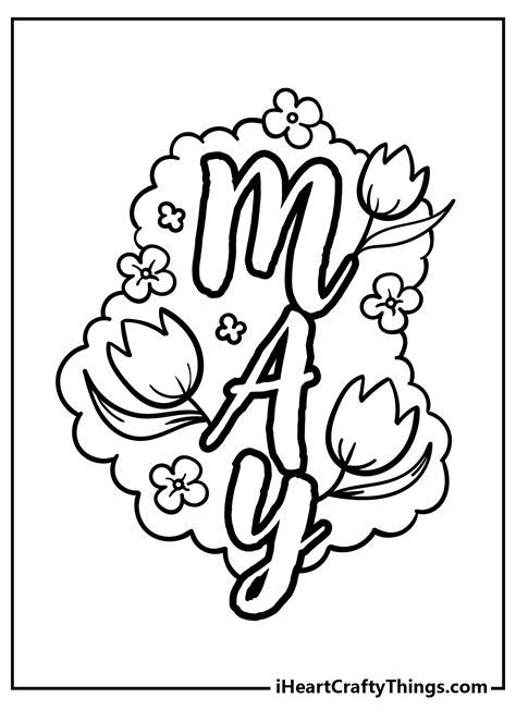 Coloring Pages For May Flowers at Jasper Corral blog
