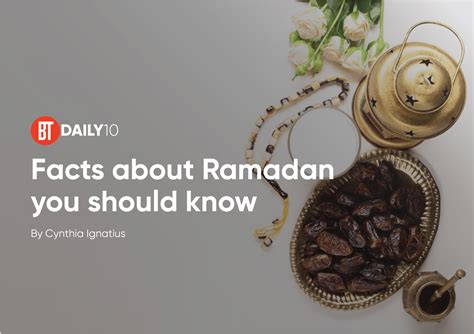 Facts About Ramadan You Should Know! - BusinessToday