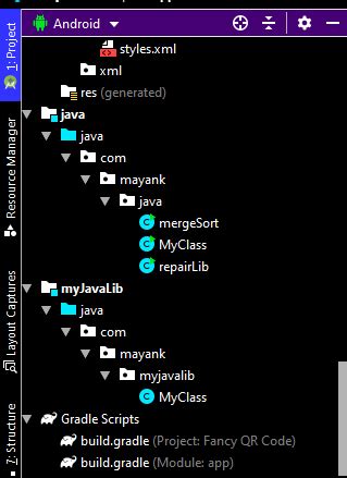 How to Import Java Source Code into Andriod Studio 的图像结果