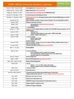 FAMU Official University Academic Calendar / famu-official-university ...