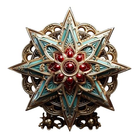 A red star with a bronze outline and "Donald Trump" and a TV icon written on it in bronze, embedded