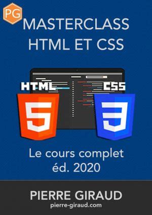 Image result for Cours HTML CSS Pierre Giraud