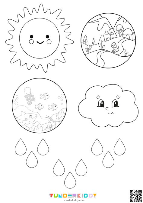 Preschool Water Cycle Worksheets