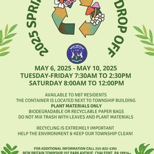 2025 Spring Yard Waste Drop Off, 207 Park Ave, Chalfont, PA, United ...
