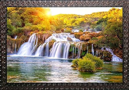 PARI ARTS Beautiful Vastu Sunrise Waterfall with Special Effects ...
