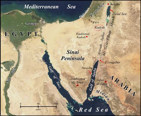 geopolitical map during exodus