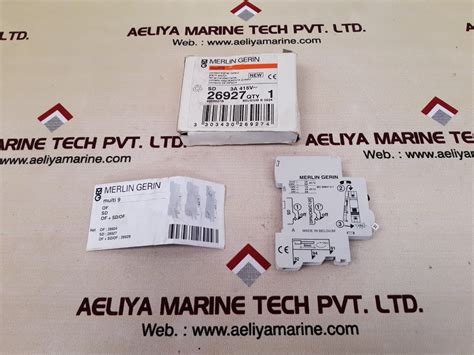 Merlin Gerin 26927 Multi9 Contact Signal Default Alarm Switch Sd 3A ...