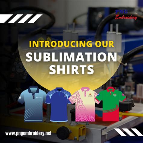 PNG Embroidery on LinkedIn: Sublimation shirts are a type of garment made using the sublimation…