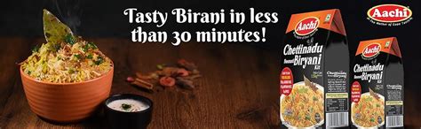 Aachi Chettinad Basmati Biryani Kit : Amazon.in: Grocery & Gourmet Foods
