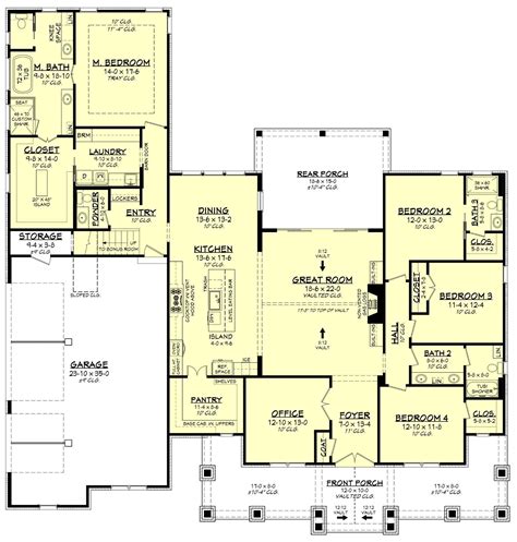 Barton Hills House Plan | Archival Designs