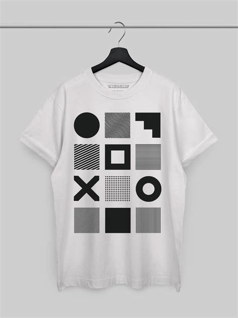 Buy Geometrica Oversized Printed T-shirt Online | THREADCURRY