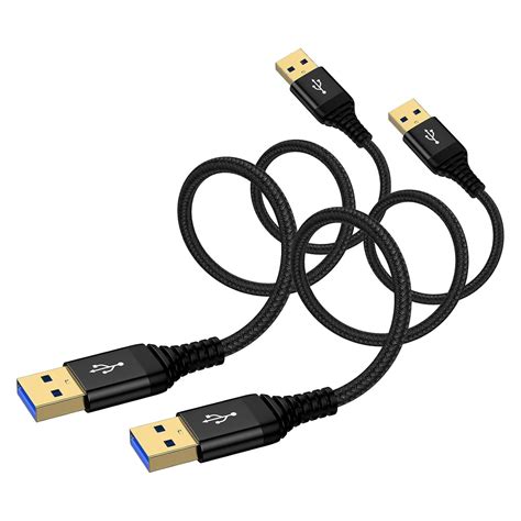USB to USB Cable 6FT, 2 Pack USB-A to USB-A Cord Male to Male USBCable ...
