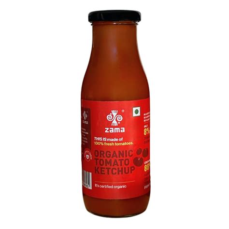 Zama Tomato Ketchup 300g Glass Bottle | Tomato Sauce | Natural Tomatoes ...