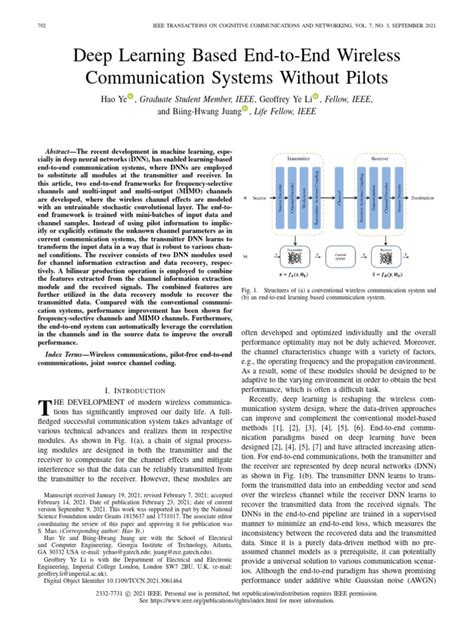 Image result for Deep Learning Communication System