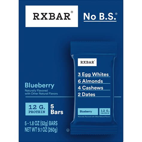 RXBAR 12g Protein Bars - Blueberry - Shop Granola & snack bars at H-E-B