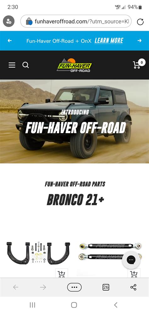Fun Haver Bronco parts - Bronco Nation