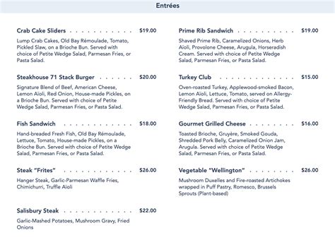 FIRST LOOK Inside Steakhouse 71 at Disney's Contemporary Resort ...