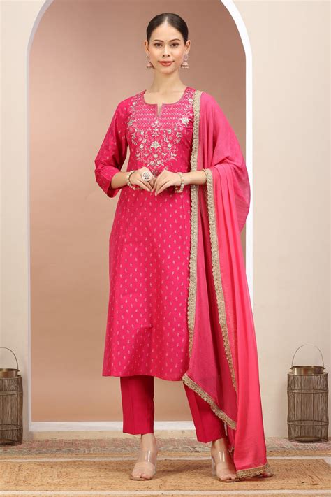 Buy Ethnic Suits Set for Women Online India | Cotton Culture