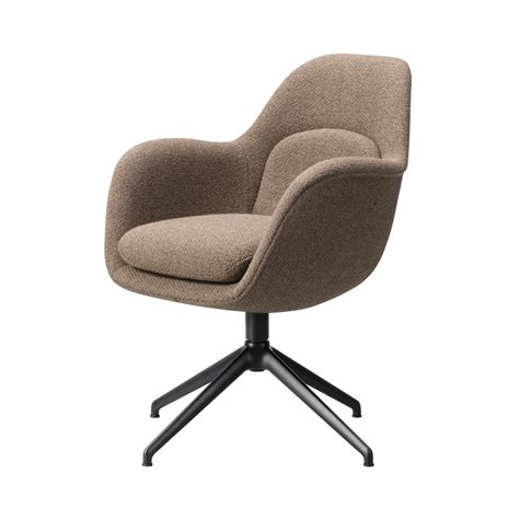 Swoon Dining Armchair: Swivel Base | Buy Fredericia online at A+R ...