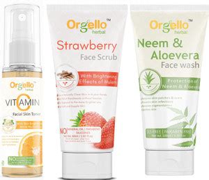 orgello Herbal Vitamin C Toner Combo (100 ml ) With Neem And Aloe Vera ...
