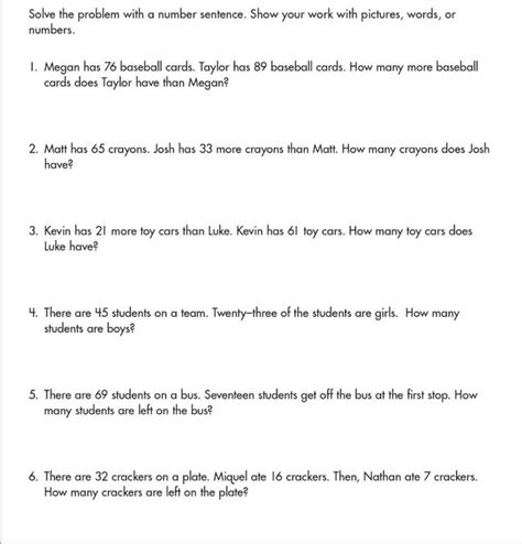 3rd Grade Math Word Problems 的图像结果