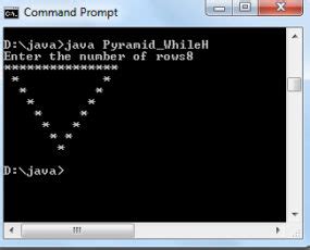 Image result for Nested for Loop Java in Pyramid