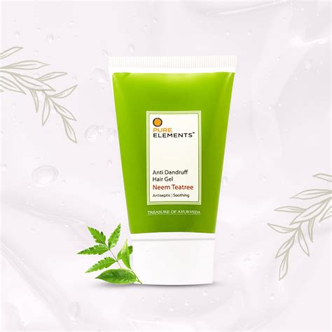 Buy Pure Elements Neem Teatree Anti Dandruff Hair Gel - Antiseptic ...