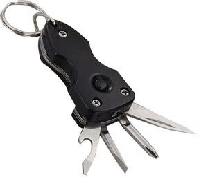 HurryUp J27 6 In 1' Military Key Chain Toolkit With Torch Key Chain ...