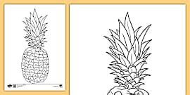 Mango Colouring Page | Colouring Sheets