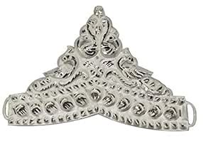 Buy SSJ ABU Presants Beautiful Silver Crown (Chandi Mukut) with Puja ...