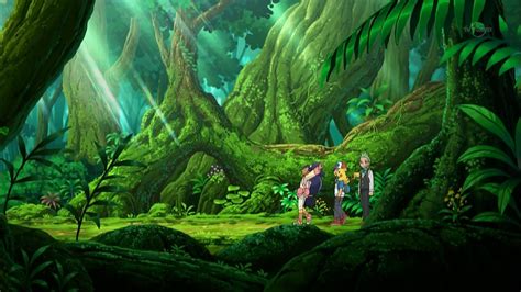 Pokemon Cartoon Forest Background