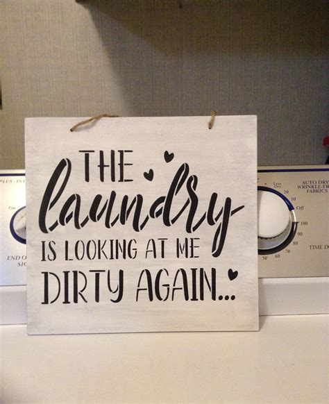 Laundry room sign funny rustic laundry room sign laundry etsy – Artofit
