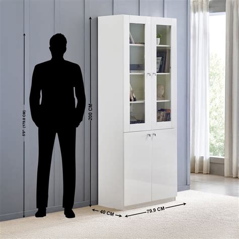 Buy Astra 2-Door Book Cabinet - White from Home Centre at just INR 27999.0
