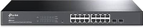 TP-Link Tl-Sg2218 | 16 Port Gigabit Smart Managed Switch, 2 Sfp Slots ...