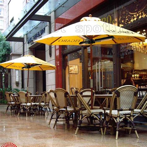 QIQI Outdoor Electric Patio Umbrella Heater, Folding Infrared Radiant ...