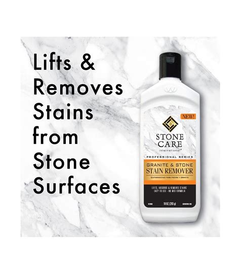 Stone Care Granite Stain Remover at Alexander Hickson blog
