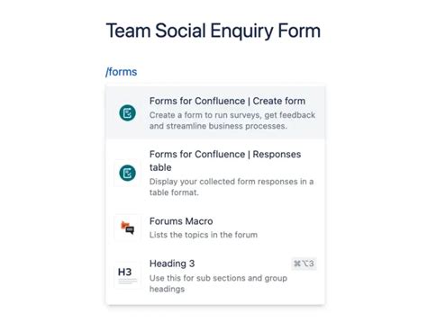 Image result for Confluence Forms Tutorial