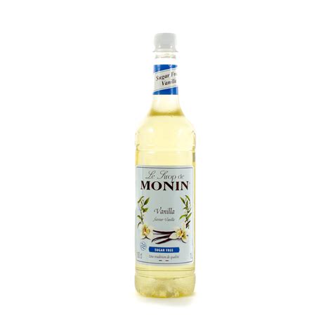 Monin Sugar Free Vanilla Syrup 1 litre | Buy Online | Sous Chef UK
