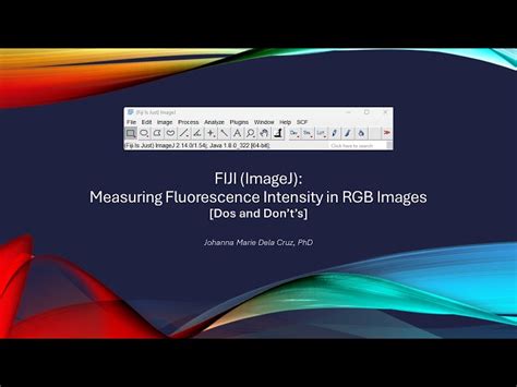Image result for Measuring Fluorescence Intensity ImageJ